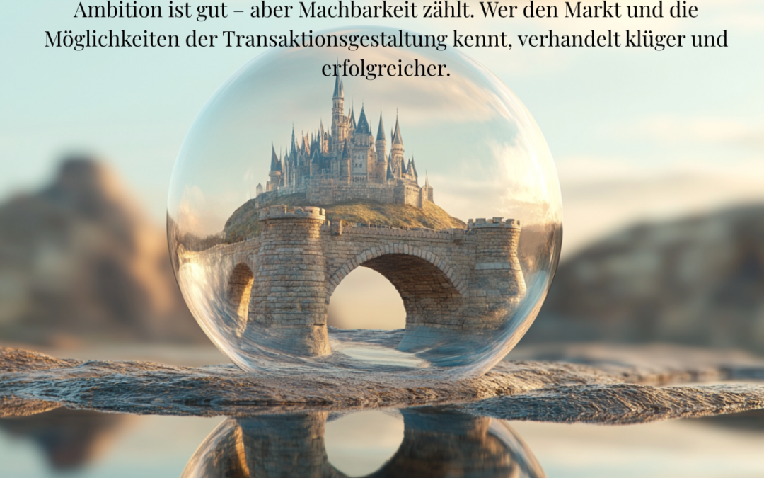 Realistische Erwartungen statt Luftschlösser